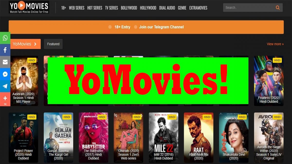Yomovies 2020 – Illegal HD Movies Download Website